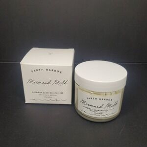 Earth Harbor Mermaid Milk Nutrient Glow Moisturizer Spirulina Matcha 2 oz